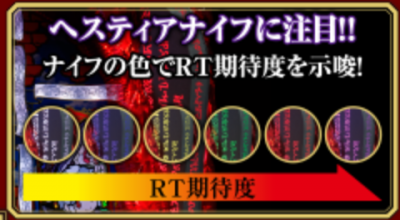 スロットダンまち ボーナス ヘスティアナイフ色