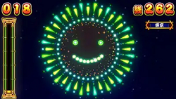 ドンちゃん2 設定示唆 花火 スマイル