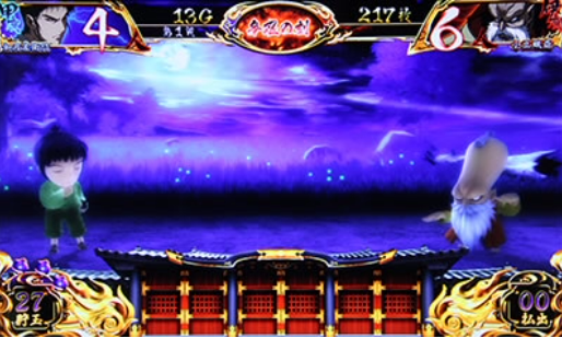 バジリスク3│ART中のステージ│夜