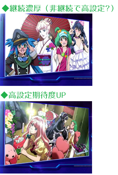 パチスロマクロスフロンティア3│ART終了画面・示唆