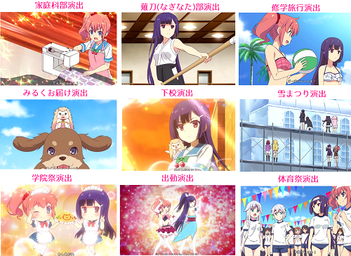 パチスロツインエンジェルBREAK│通常時の演出・連続演出